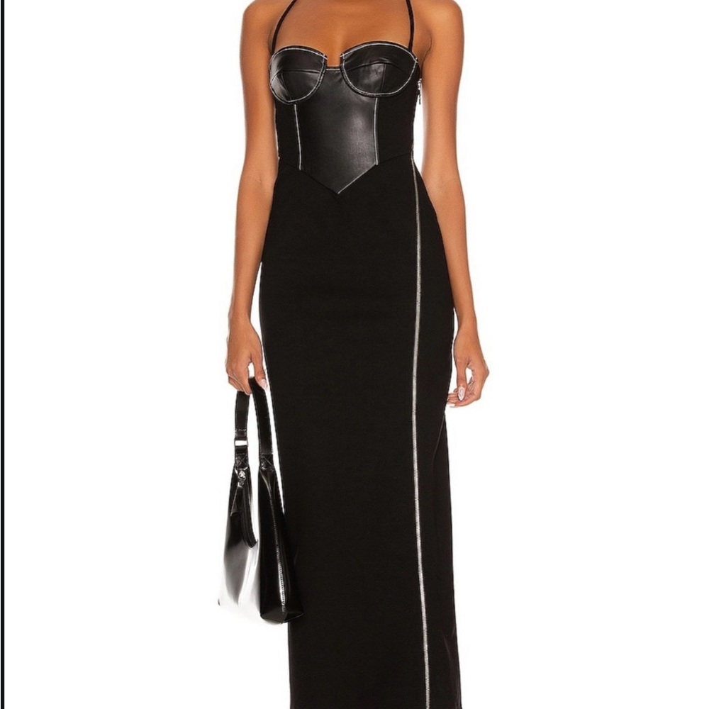 Staud Black Hindley Dress